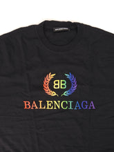 Load image into Gallery viewer, Balenciaga Rainbow Logo T-Shirt
