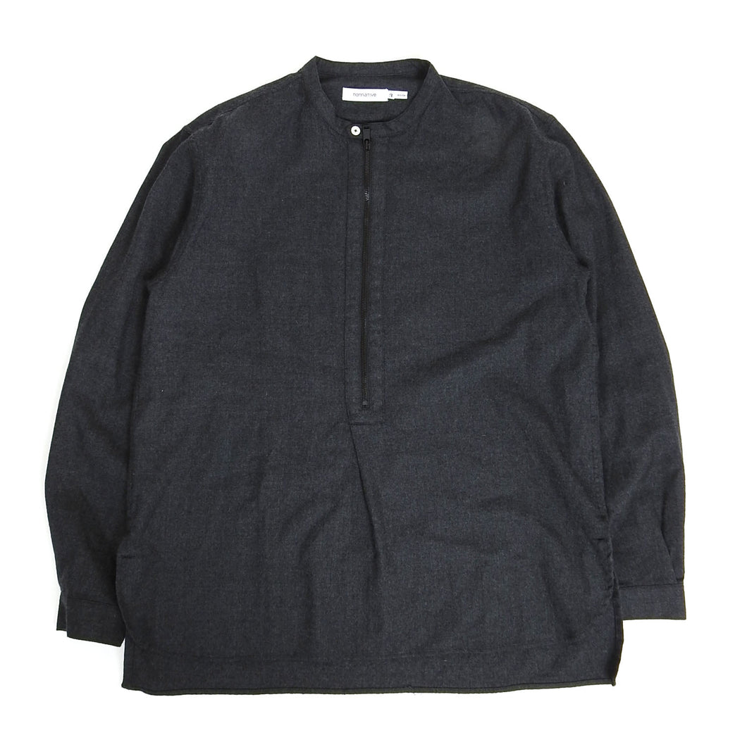 Nonnative Wool 1/2 Zip Shirt Size MEASURMENTS