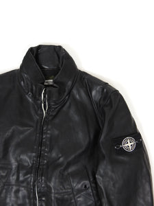 Stone Island A/W'11 Leather Jacket Size Large