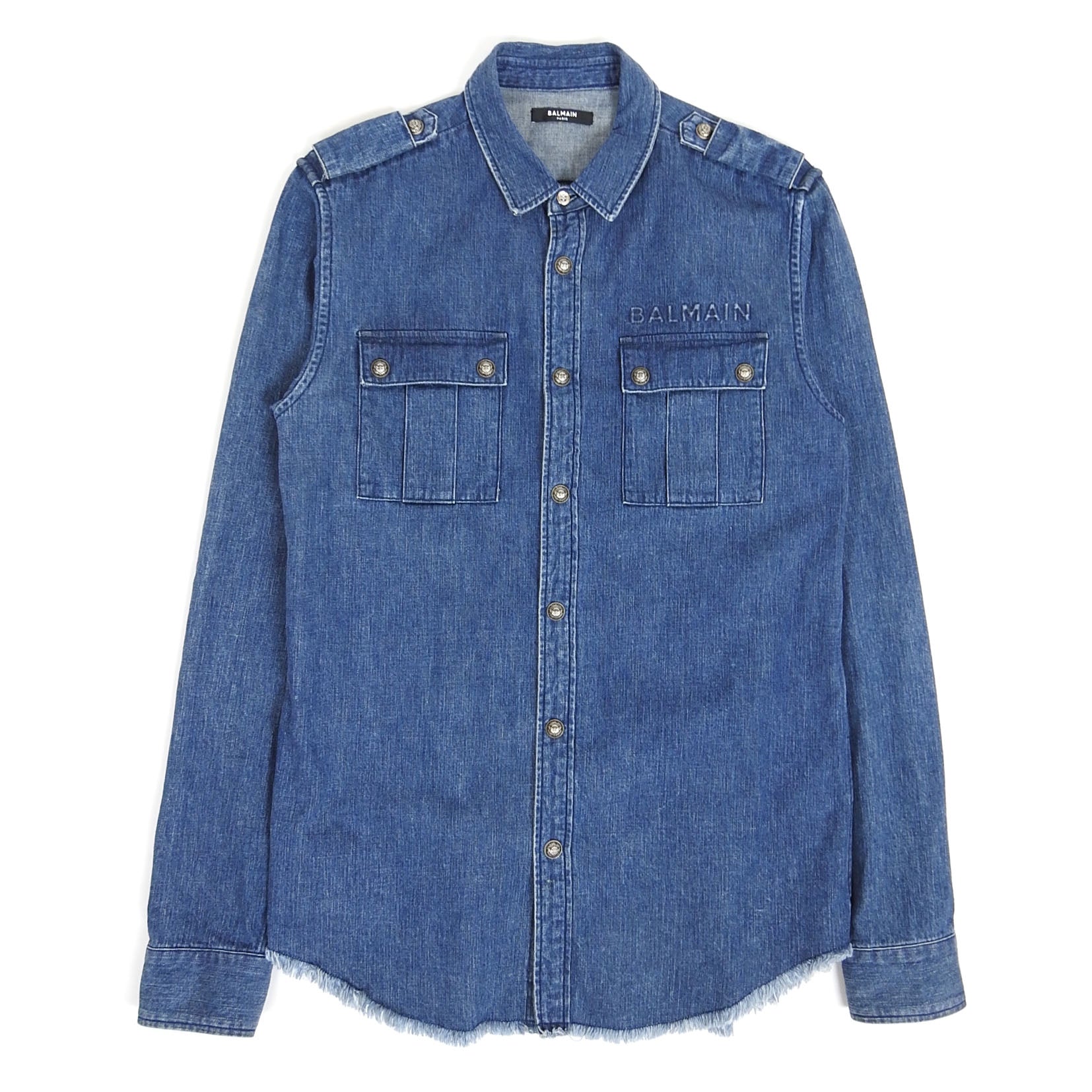 Balmain denim sale shirt