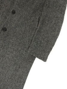 Officine Generale Herringbone Wool Coat Size 46