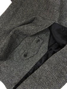 Officine Generale Herringbone Wool Coat Size 46