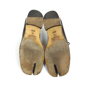 Maison Margiela Cracked Leather Tabi Derbies Size 45