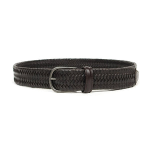 Anderson’s Woven Leather Belt Size 38