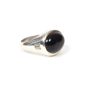 Maple Tubby Ring Silver/Onyx