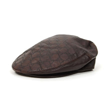 Load image into Gallery viewer, Gucci GG Leather Flat Cap Size XL
