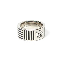 Load image into Gallery viewer, Louis Vuitton Enamel Damier Band Ring
