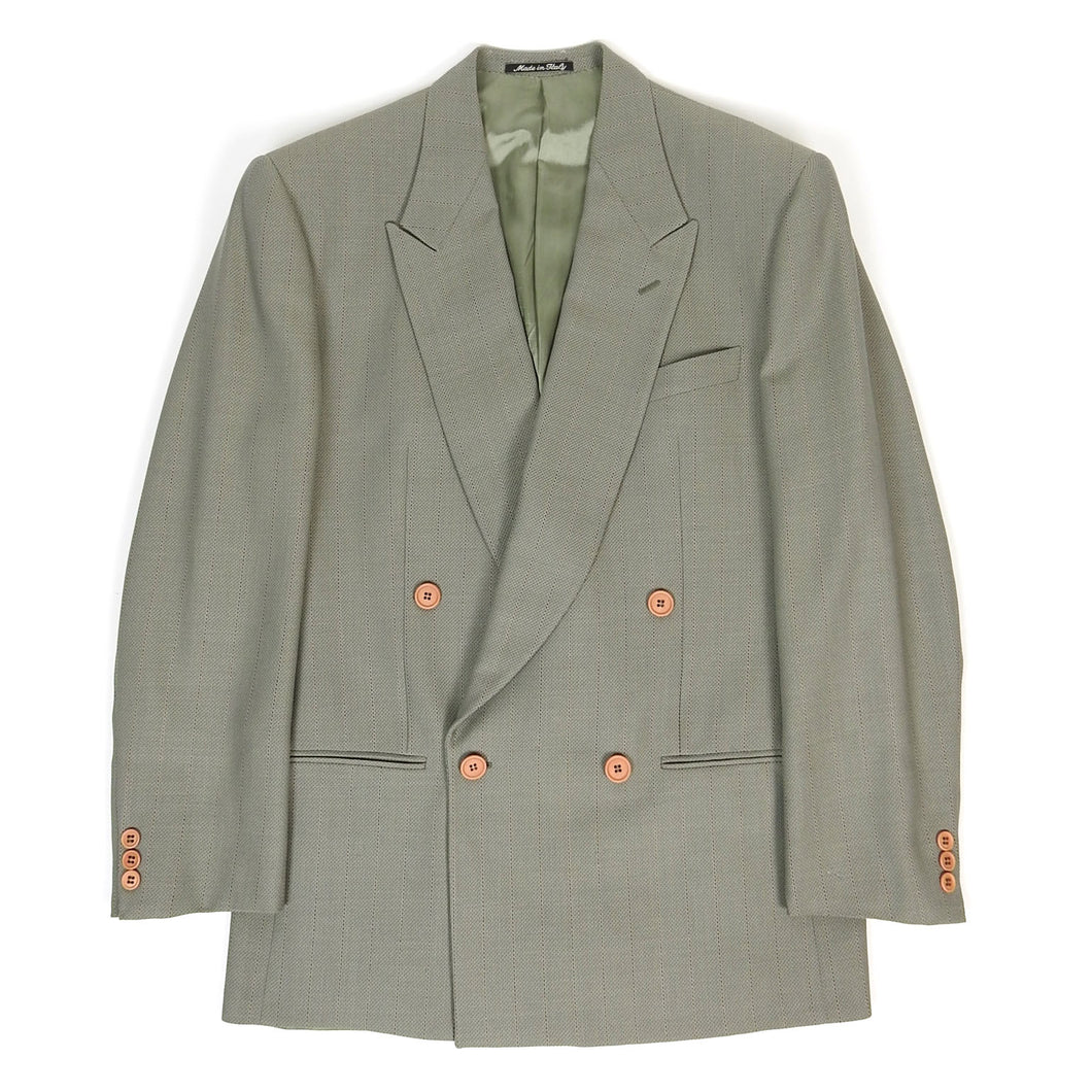 Giorgio Armani Vintage Double Breasted 2 Piece Suit Size 40R – I