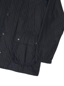 Barbour SL Bedale Waxed Pinstriped Jacket Size 40