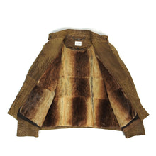 Load image into Gallery viewer, Armani Fur Lined Leather Jacket Size 38
