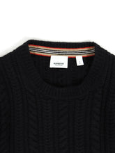 Load image into Gallery viewer, Burberry Cashmere Cable Knit Sweater Size Small
