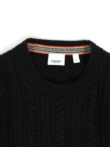 Burberry Cashmere Cable Knit Sweater Size Small