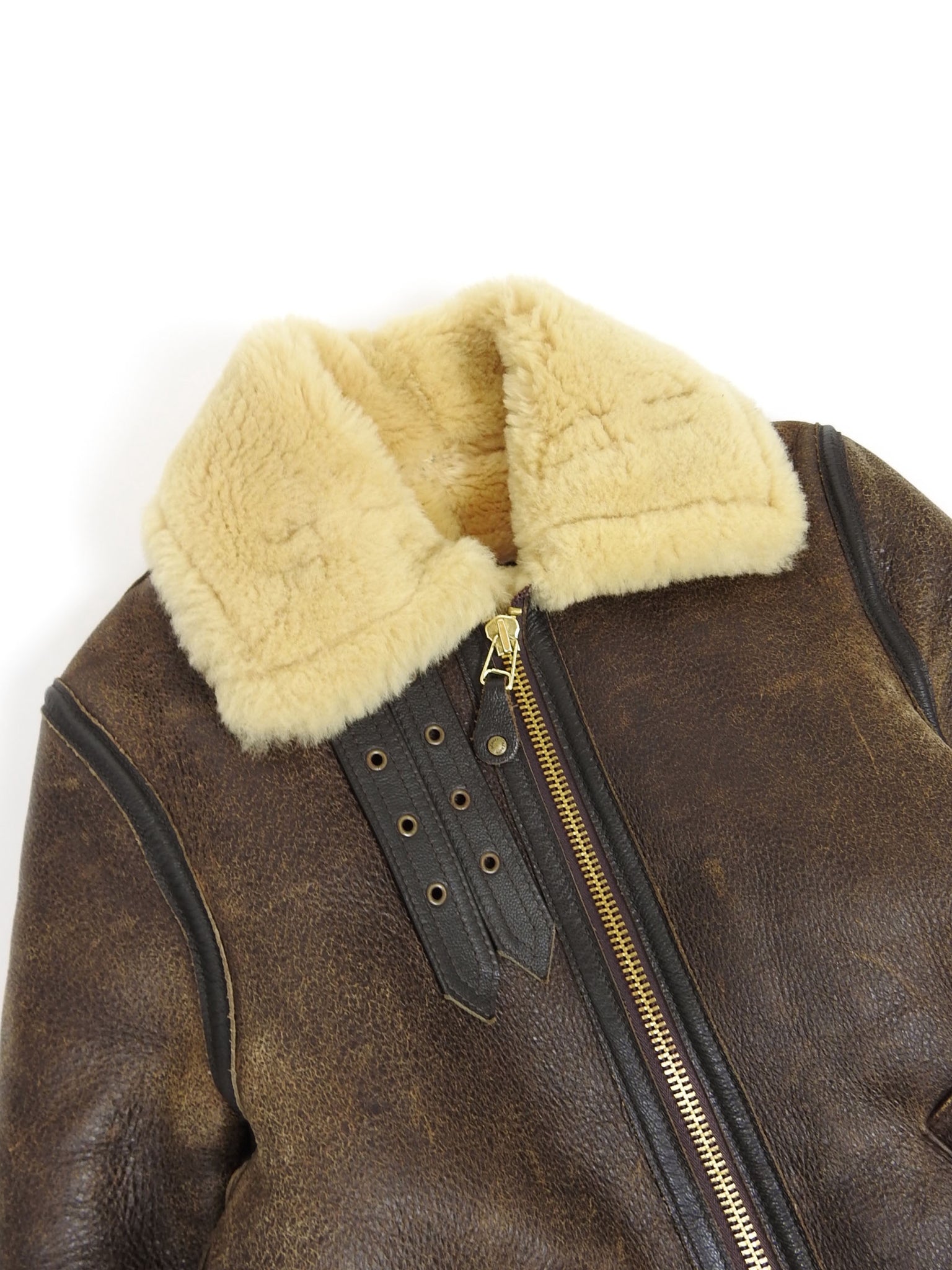 Shearling on sale jacket schott