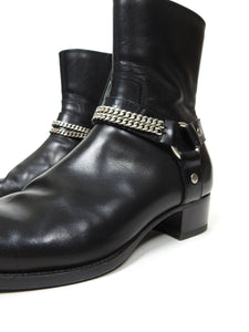 Saint Laurent Wyatt Harness Boots Size 43
