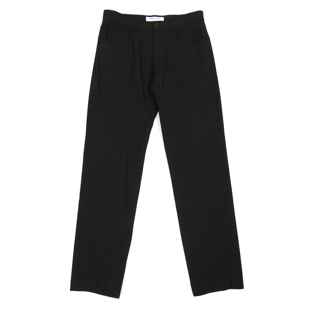 Yves Saint Laurent Rice Gauche Wool Trousers Size 38