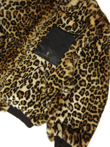 R13 Reversible Leopard Print Fleece Size Medium