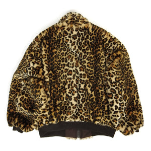 R13 Reversible Leopard Print Fleece Size Medium