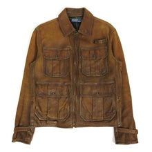 Load image into Gallery viewer, Polo Ralph Lauren Leather Jacket Size Medium
