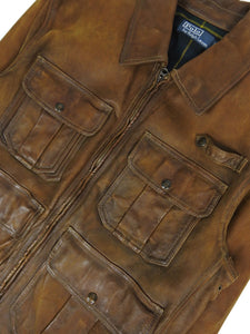 Polo Ralph Lauren Leather Jacket Size Medium