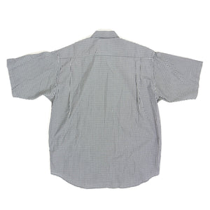 Balenciaga Credit Card Zip Up Short Sleeve Shirt Size