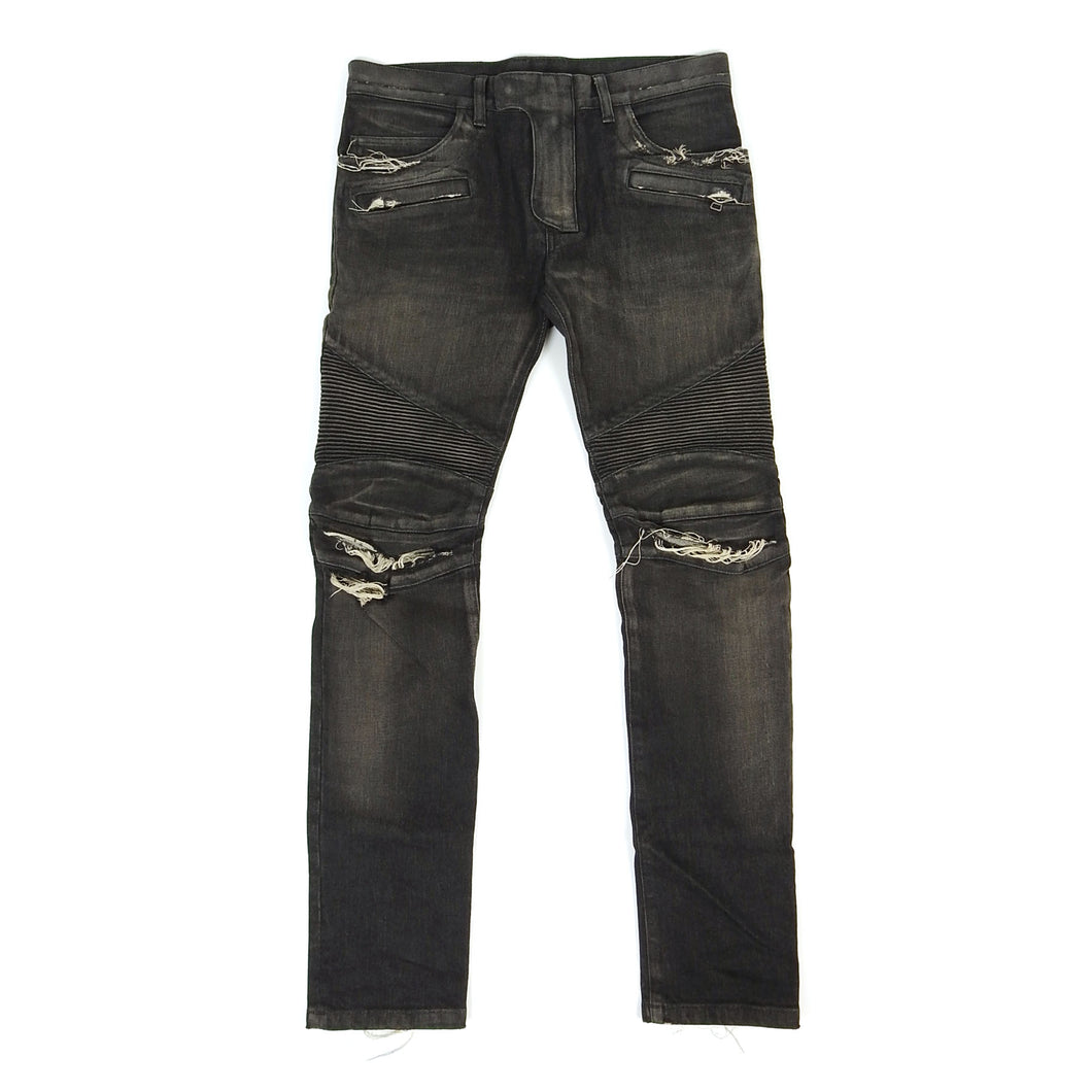 Balmain Moto Jeans Size 31