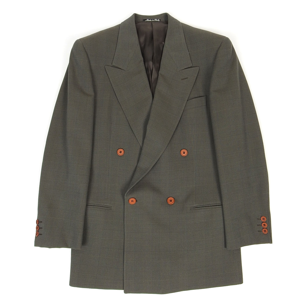 Giorgio Armani Vintage Double Breasted 2 Piece Suit Size 40R