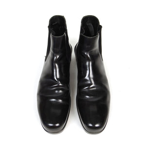 Prada Patent Leather Chelsea Boots Size 13