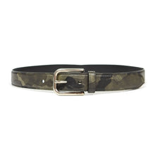 Load image into Gallery viewer, Prada Leather Camo Belt Size 95
