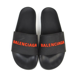 Balenciaga Logo Pool Slides Size 9