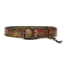 Load image into Gallery viewer, Duke’s Painted Leather Belt Size 105
