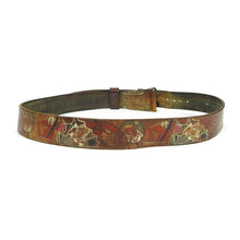 Load image into Gallery viewer, Duke’s Painted Leather Belt Size 105
