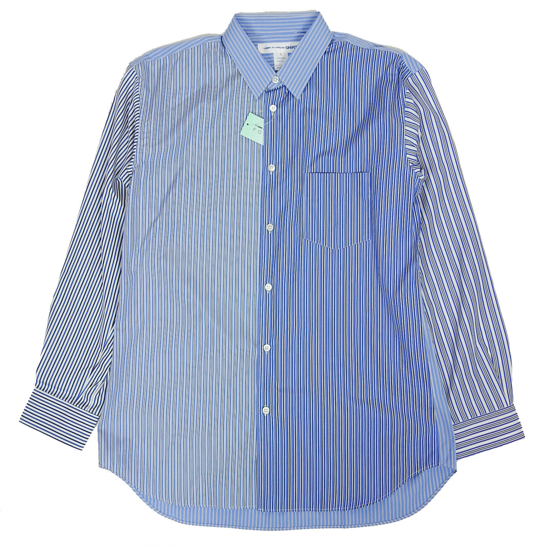 Comme Des Garçons SHIRT Striped Button Up Size Large