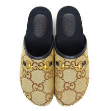 Load image into Gallery viewer, Gucci Macro GG Mules Size 10
