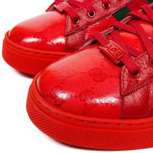 Load image into Gallery viewer, Gucci Red Ace GG Crystal Size 10.5
