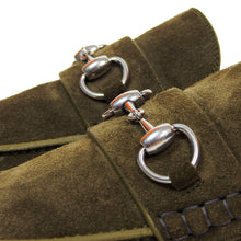 Load image into Gallery viewer, Gucci Konrad Moccasin Suede Size 9.5
