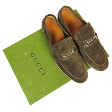 Load image into Gallery viewer, Gucci Konrad Moccasin Suede Size 9.5
