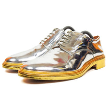 Load image into Gallery viewer, Maison Margiela Metallic Derbies Size 44
