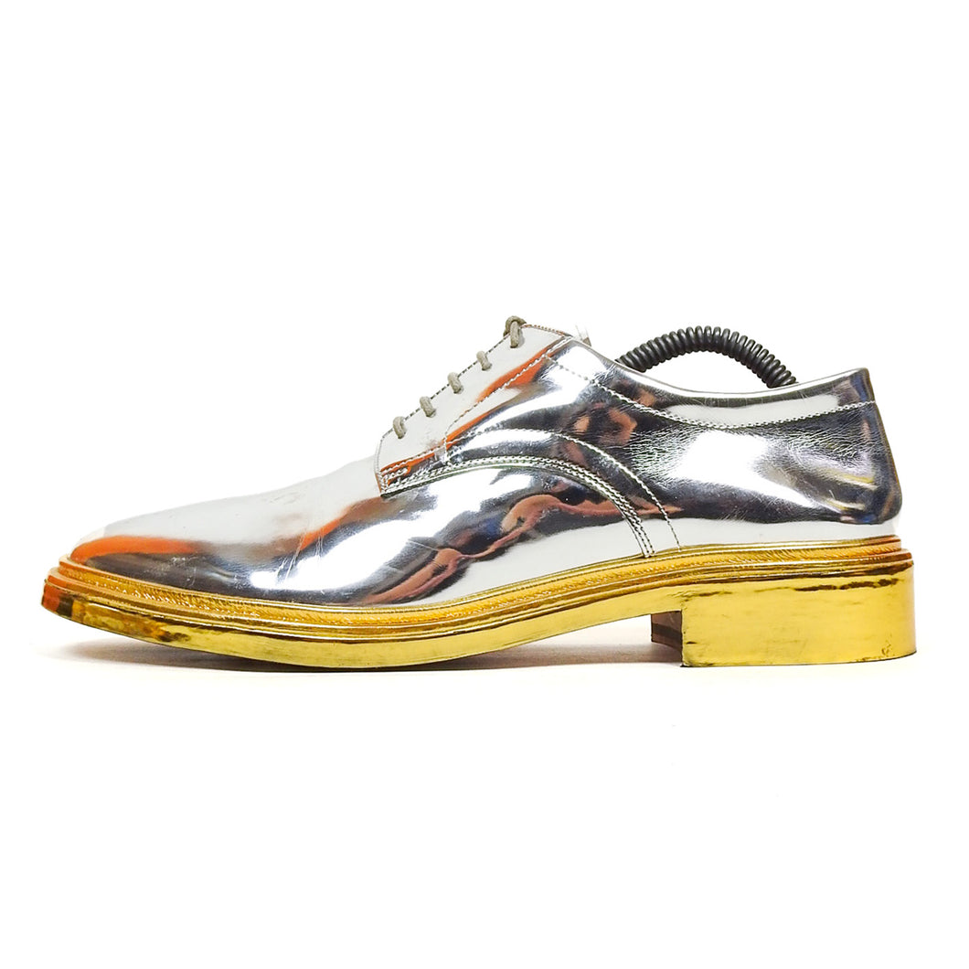 Maison Margiela Metallic Derbies Size 44