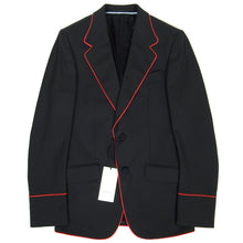 Load image into Gallery viewer, Gucci Black/Red 2 Piece Suit Size 44 R
