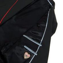 Load image into Gallery viewer, Gucci Black/Red 2 Piece Suit Size 44 R
