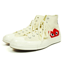 Load image into Gallery viewer, Comme Des Garçons PLAY x Converse Chuck 70 High Off White Size 10
