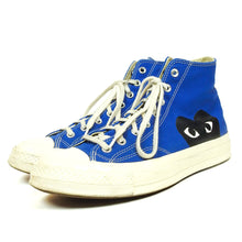 Load image into Gallery viewer, Comme Des Garçons PLAY x Converse Chuck 70 High Blue Size 10
