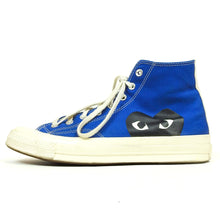 Load image into Gallery viewer, Comme Des Garçons PLAY x Converse Chuck 70 High Blue Size 10

