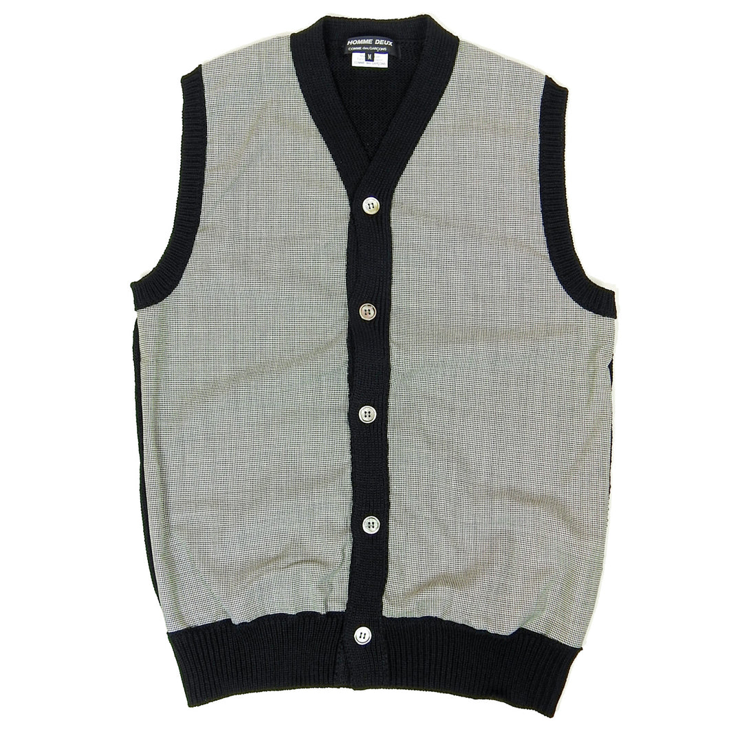 Comme Des Garcons Homme Deux Herringbone Vest Size Medium