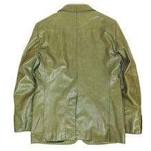 Load image into Gallery viewer, Costume National Leather Blazer Size 52
