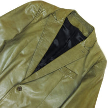 Load image into Gallery viewer, Costume National Leather Blazer Size 52

