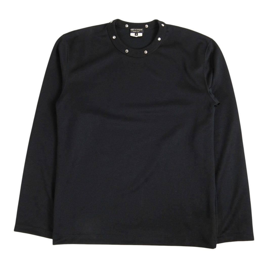 Comme des Garcons Homme Plus Studded Collar LS T-Shirt Size Medium