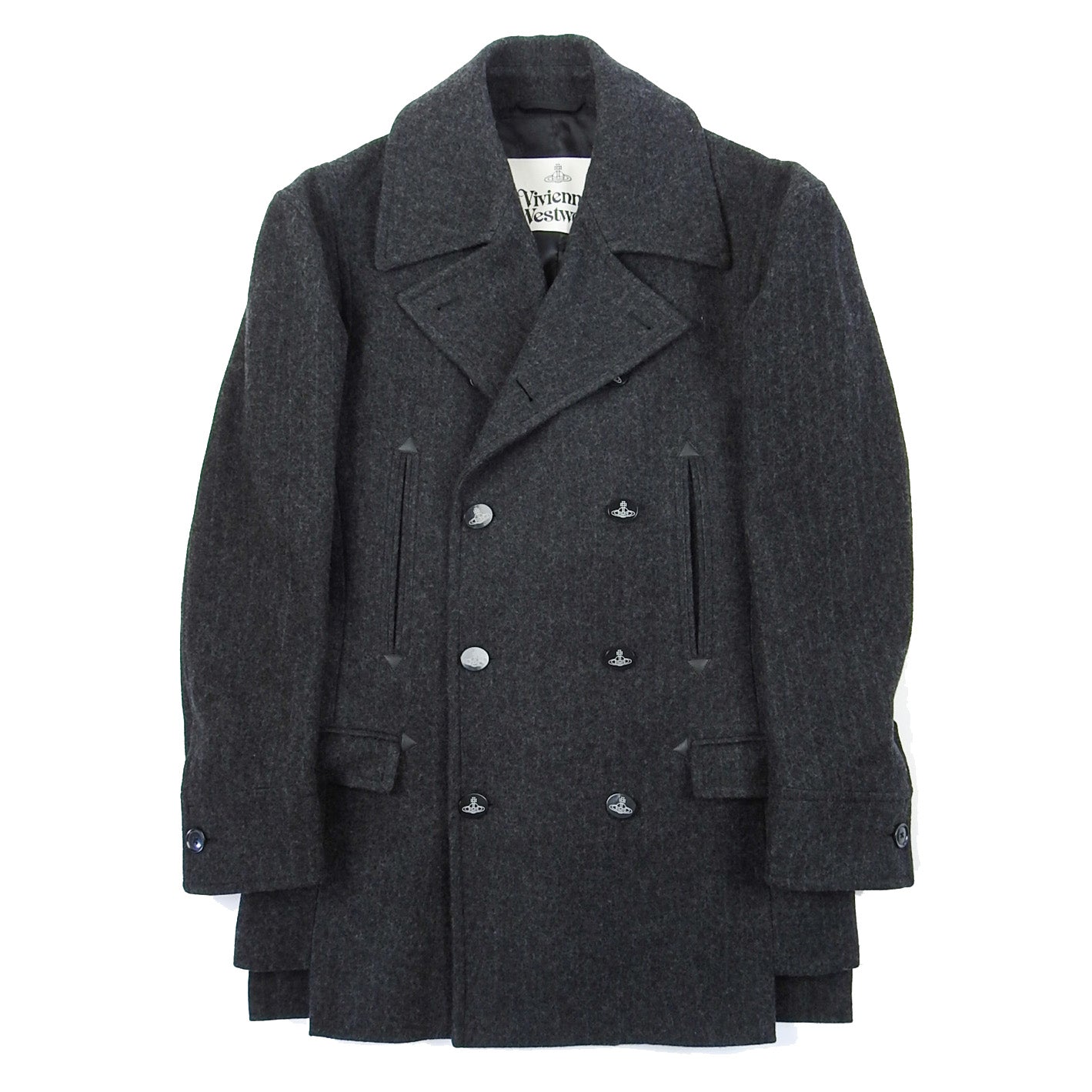 Vivienne Westwood Striped Peacoat Size 48 – I Miss You MAN