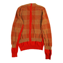 Load image into Gallery viewer, Comme des Garcons Layered Plaid V Neck Sweater Size Large
