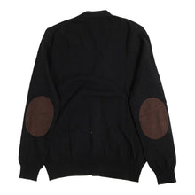 Load image into Gallery viewer, Polo Ralph Lauren Black Elbow Patch Cardigan Size Small
